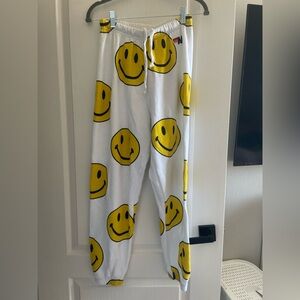 Aviator Nation Smiley Face Joggers